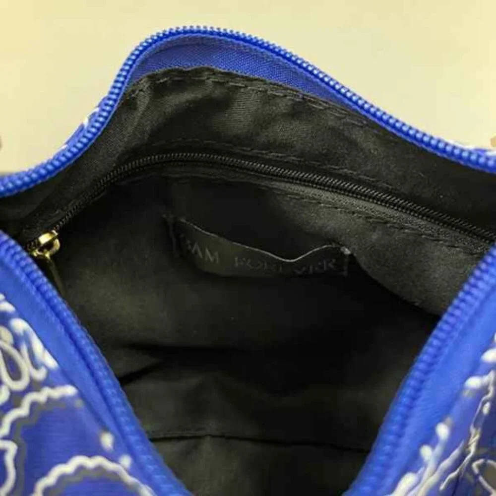 Bandana Paisley Print SM Shoulder Handbag - NWT - Blue/White